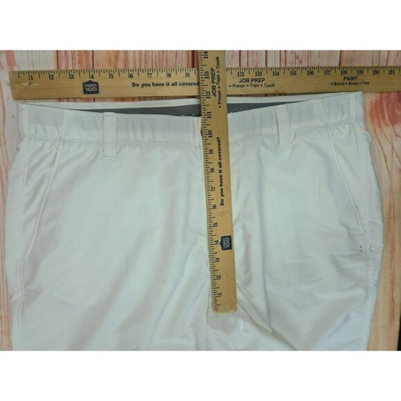 Under Armour Mens Loose-Fit White Golf Shorts Size 38 - Picture 6 of 7